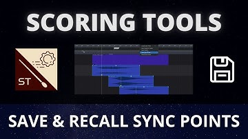 Studio One Scoring Tools - New: Save & Recall Sync Points