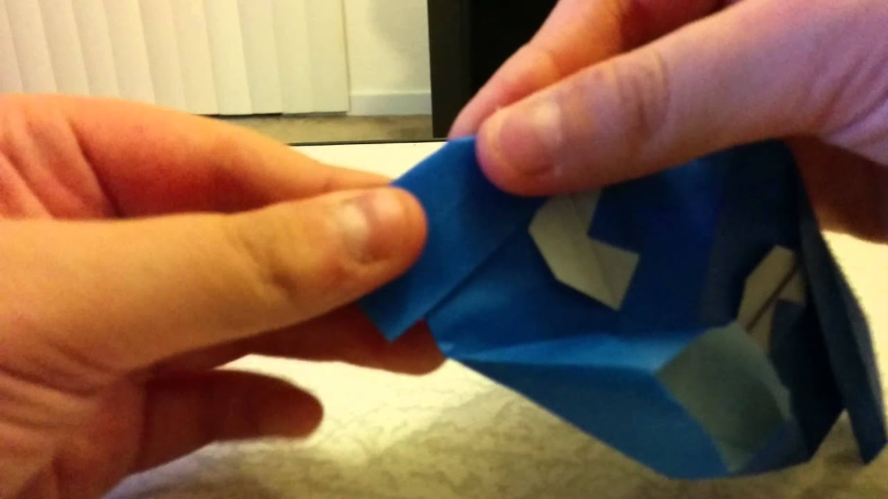 Origami Funny Looking Talking Dog, Designed By Jeremy Shafer Not A Tutorial YouTube