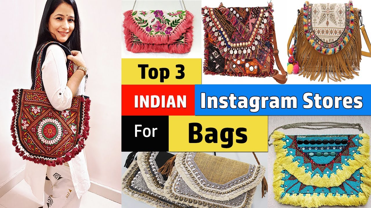 ✓ Best Instagram Stores India for BOHO BAGS / ETHNIC BAGS