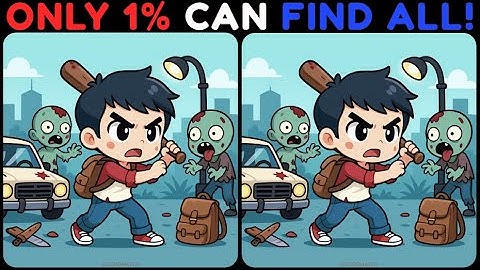 Spot The Difference : Only 1% Can Find Them All? [ Find The Difference ]