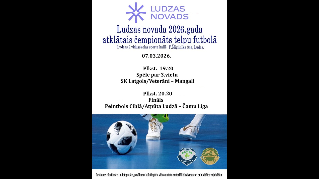 Ludzas novada 2026. gada atklātais čempionāts telpu futbolā, Fināls