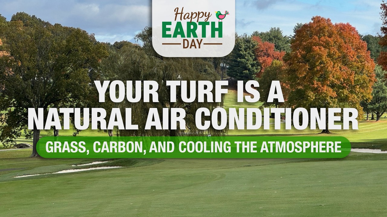 On this Earth Day 2026 Turf Talk, Jack Higgins breaks down two powerful and often overlooked benefits of growing grass: carbon sequestration and natural atmospheric cooling.

Healthy turfgrass is constantly pulling carbon dioxide out of the atmosphere and sending it into the soil through a living, breathing partnership with soil biology. That’s the foundation of building better soil—naturally.

But that’s only part of the story.

Grass also acts like a natural air conditioner, cooling the surrounding environment through evaporative and transpirative processes—similar to a “swamp cooler” effect. Research has even shown that well-maintained turf areas can significantly reduce ambient temperatures compared to hard surfaces like asphalt.

It’s not just about aesthetics. It’s about biology, balance, and working with nature instead of against it.

Visit EarthWorks at: https://www.earthworksturf.com 
Podcasts: https://www.earthworksturf.com/earthworks-podcasts/ 
EW Turf Talks: https://www.earthworksturf.com/2-minute-turf-talks/