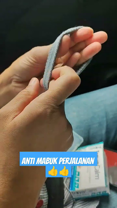 Ampuh atasi mabuk kendaraan - travacalm gelang anti mabuk perjalanan tanpa obat