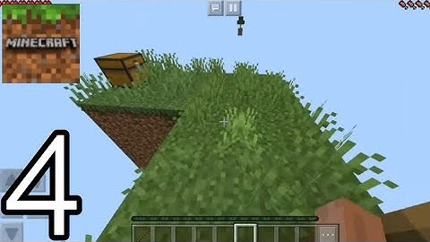 Minecraft PE - SkyBlock - Gameplay Part 4