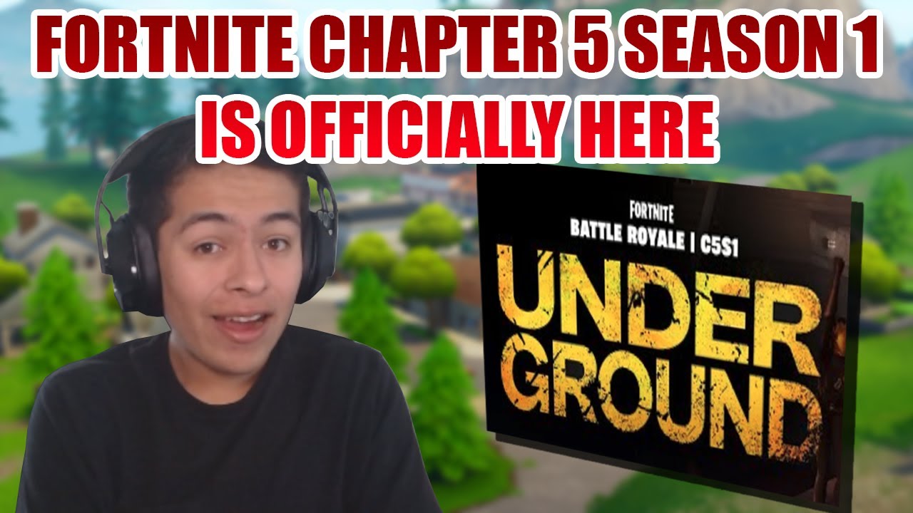 CHAPTER 5 SEASON 1 OF FORTNITE IS OFFICIALLY HERE🔴JOIN ME LIVE!! - YouTube