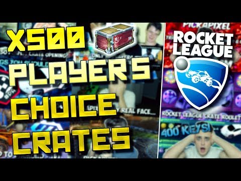 BIGGEST NEW PLAYER'S CHOICE CRATE OPENING EVER W/ MY GIRLFRIEND + TRADE UPS | Rocket League - NEW LIMITED EDITION #PixelArmy MERCH IS DROPPING AT 8PM!