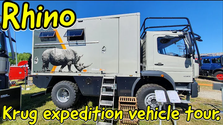 Rhino overland truck from Krug.  Tour.