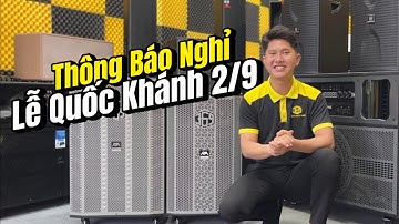 Thông Báo Lịch Nghỉ Lễ Quốc Khánh 2/9 Của Điện Máy 369 | ĐIỆN MÁY 369