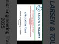 #L&T Diploma training 2026# choubey education classes (by- Lucky)