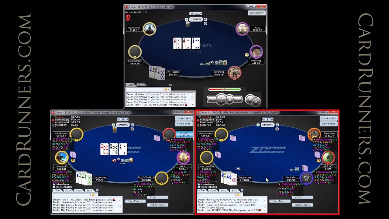 CardRunners This_Passing Live Sessions: $100PLO 6-Max Zoom, Part 2, 08. ...