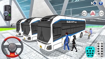 New Hyundai Elec City Bus Simulator 2025 - 3D Driving Class Android ios - Bus Game Android gameplay