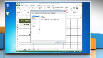 How to convert Seconds to Time in Excel 2013