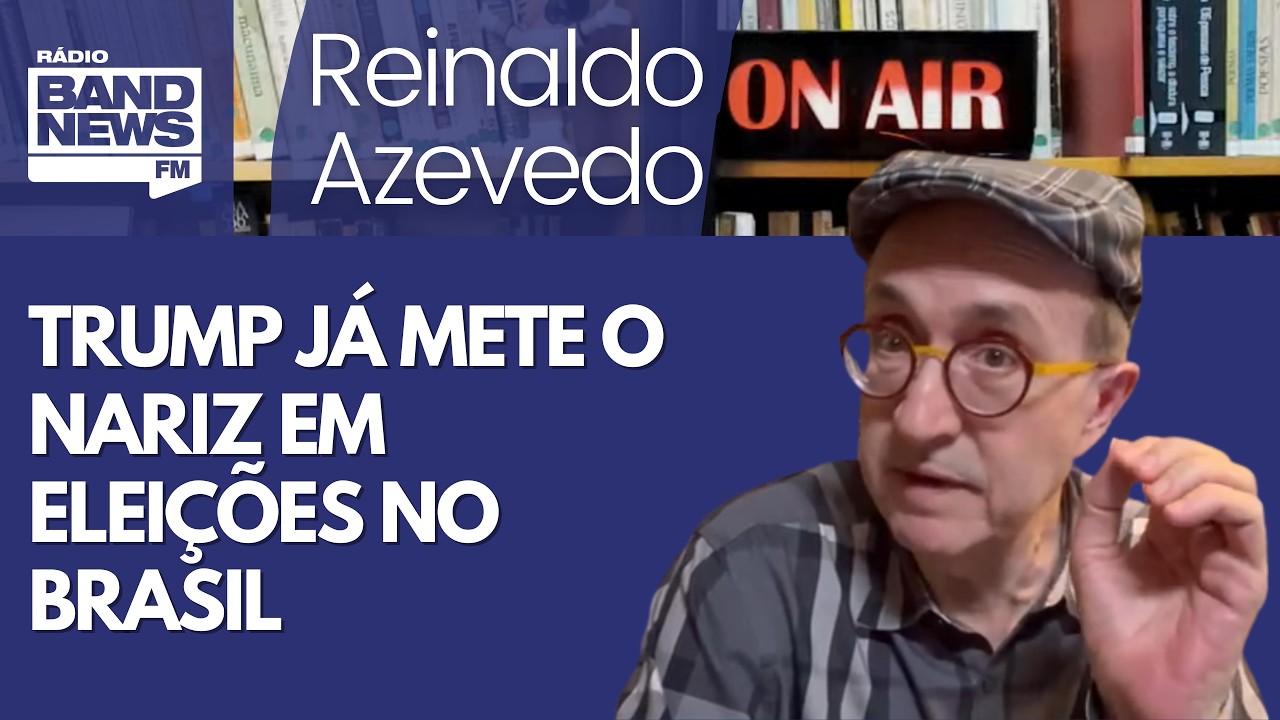 Reinaldo - Assessor de Trump na cela de Bolsonaro prova que EUA já interferem em eleições