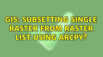 GIS: Subsetting single raster from raster list using ArcPy?