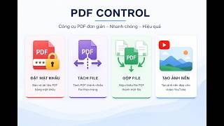 Đặt mật khẩu file PDF hàng loạt, tách file PDF, gộp file PDF ROVICEL