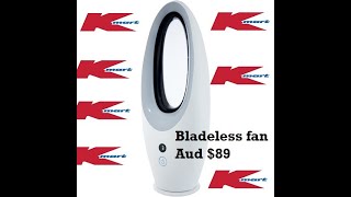Kmart Bladeless Fan || Unboxing || Demo 