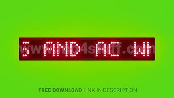 Switch Off Lights and Ac When Leaving Room Scrolling Red Dot Matrix LED Text Animation on Green Scre