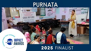Purnata Fights Human Trafficking in India | 2025 .ORG Impact Awards Finalist