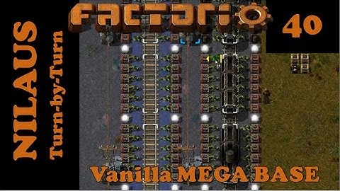 Factorio S7E40 - Steel smelting in the MEGA BASE