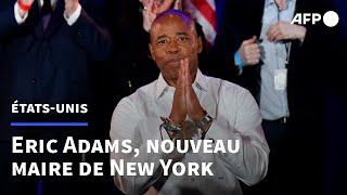 L'Afro-Américain Eric Adams remporte la mairie de New York | AFP