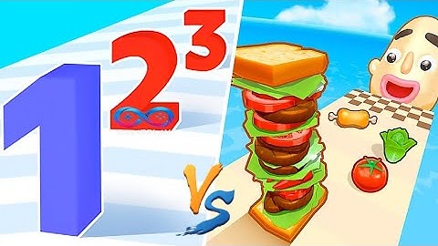 Sandwich Runner | Number Master - All Level Gameplay Android,iOS - NEW APK BIG UPDATE
