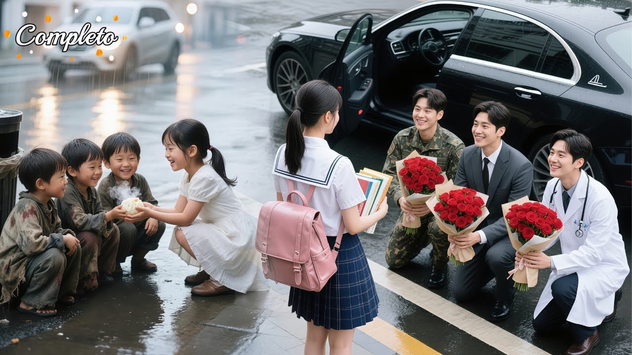 Chica amable salva a 3mendigos en la calle!¡Nunca imaginó que serían CEO ricos &le rogarían casarse!