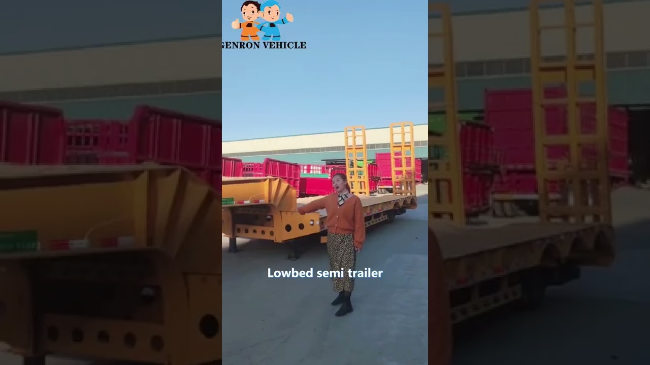 Genron Vehicle semi trailer trucks manufacture introduction