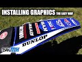 DIRT BIKE GRAPHICS INSTALL | The easy way!