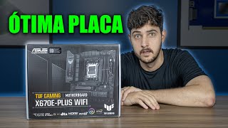 ESSA PLACA MÃE É PERFEITA PARA OS RYZEN 7000! ASUS X670E-PLUS WIFI