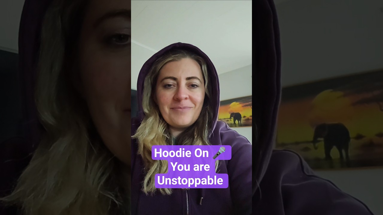 Hoodie On 🎤 You are Unstoppable Women Rising. 