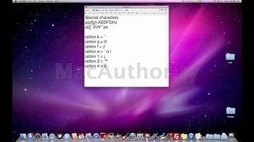 Mac 101- Special Characters