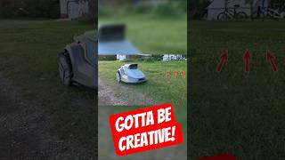 One Simple Trick to Map Tricky Yards #robotmower #lawncare #hack