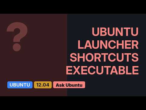 Ubuntu: How to add a python script as an executable shortcut to launcher?