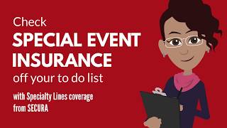 Special Event Insurance From Secura