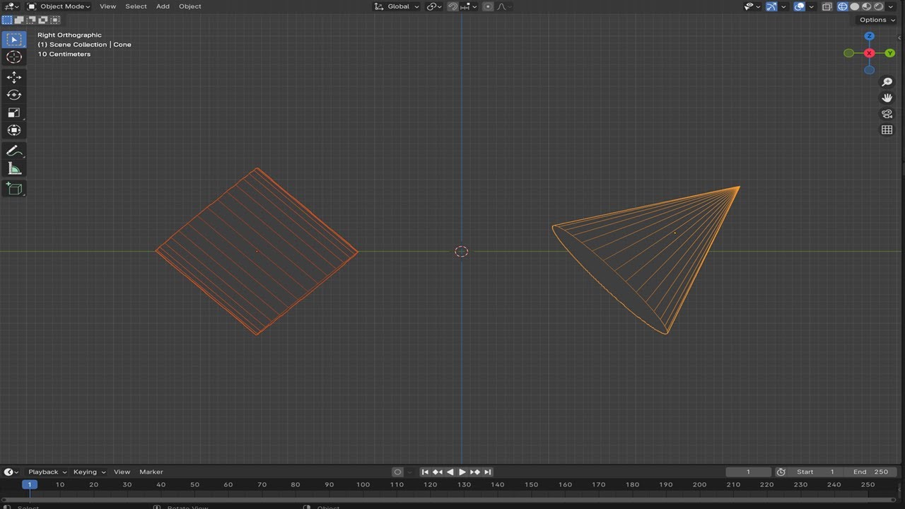 Mesh Primitives , Cone, Cylinder | Modelling in Blender