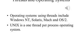 Operating Systems Lecture 4 Part 5
