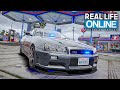 UNDERCOVER POLIZEI R34 GT-R! | GTA 5 RP Real Life Online