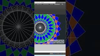 Fine Islamic art with Autocad 2