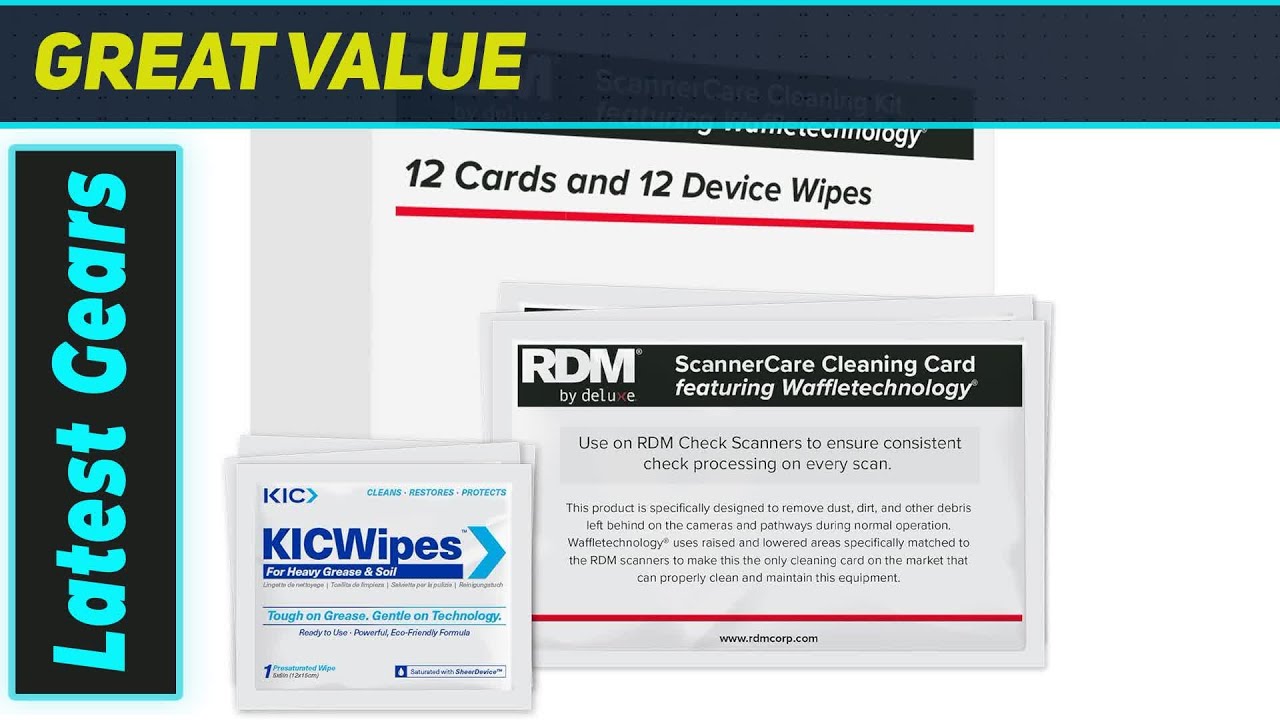 Rdm Inspection KICTeam ScannerCare: The Best Cleaning for RDM Check Scanners - YouTube