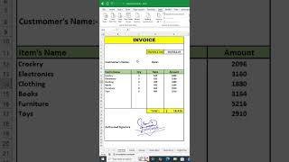 Invoice Creation In Excel