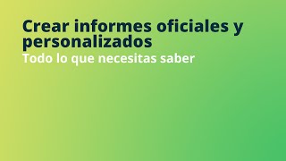 Tutorial: Cómo crear informes oficiales y personalizados agrícolas paso a paso screenshot 5