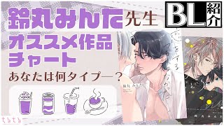 おすすめチャート】あなたにピッタリの鈴丸みんた先生作品は？【BL