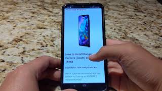 How to install GCAM (Google Camera Application) on LG G8X screenshot 3