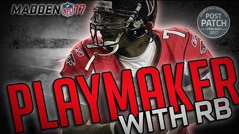 Madden 17 - Best Way to Use Playmaker with the RB