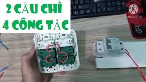 Hướng dẫn cách lắp đặt 2 cầu chì bảo vệ 4 công tắc Panasonic | Cách đấu cầu chì bảo vệ ổ cắm
