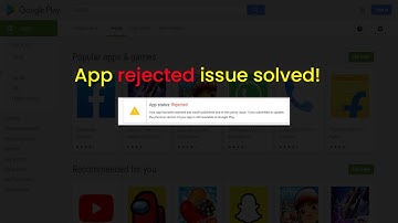 App rejected issue solved 2021
