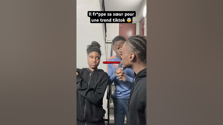 IL FR*PPE SA SŒUR POUR UNE TREND TIKTOK ? 😨 (Votre avis ?) #shorts #drama #trendtiktok #tiktok