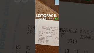 Resultado Lotofacil 3349 Em 220325 - Vídeo 2385