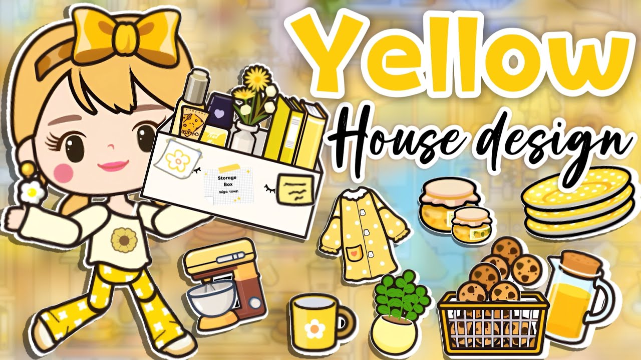 Miga World YELLOW💛🌼HOUSE BUILD| HOUSE DESIGN IDEAS |NEW HOUSE UPDATE|