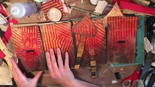 Altered Book, Circus, Big top layout part 9!